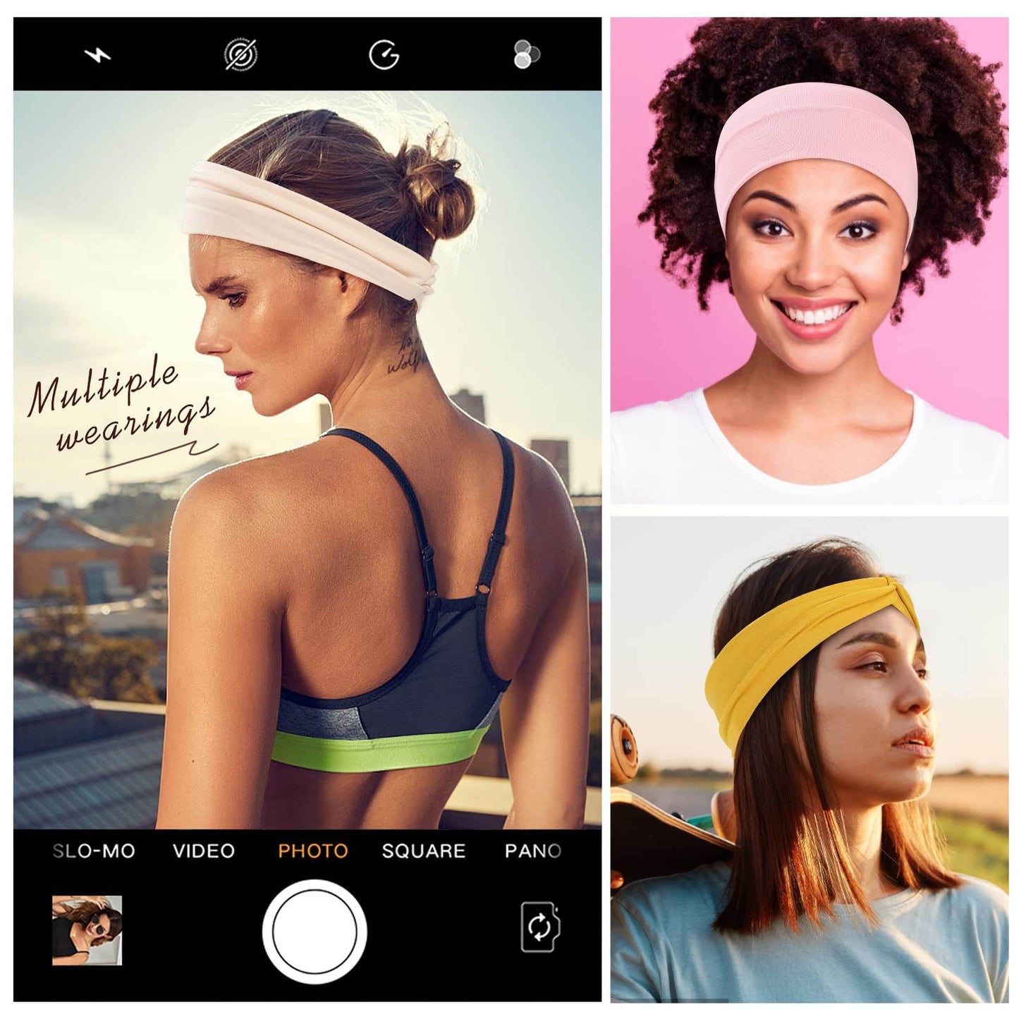 Panleding 12 Pcs Stretchy Headbands for Women, Absorbed Sport Headband Soft Twist Knotted Headbands for Daily Life Yoga Workout - zenfulharmony.com