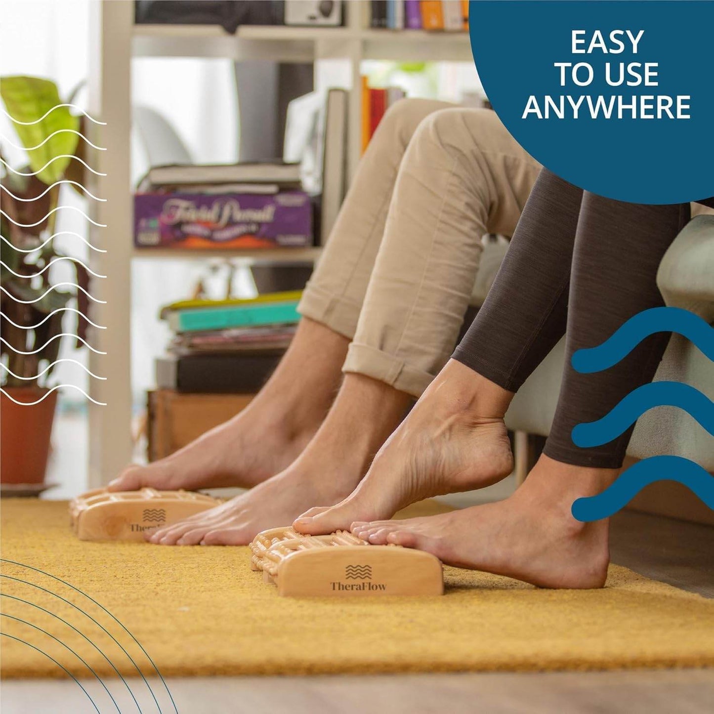 Foot Massager for Plantar Fasciitis | Christmas Gifts for Women and Men | Foot Massager for Neuropathy and Foot Roller | Plantar Fasciitis Relief and Last Minute Gifts for Mom and Dad by Theraflow - zenfulharmony.com