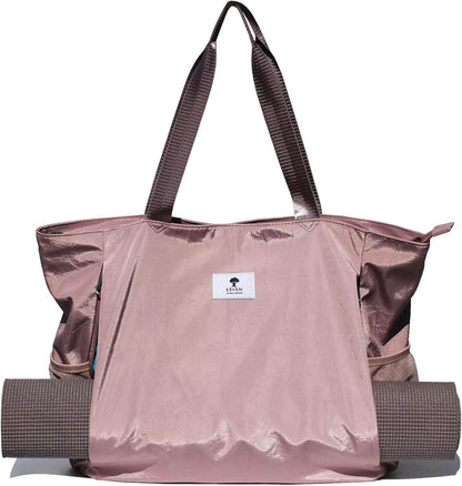 ESVAN Yoga Mat Bag Yoga Tote Carrier Shoulder Bag Carryall Tote for Office,Yoga,Pilates,Travel,Beach and Gym - zenfulharmony.com
