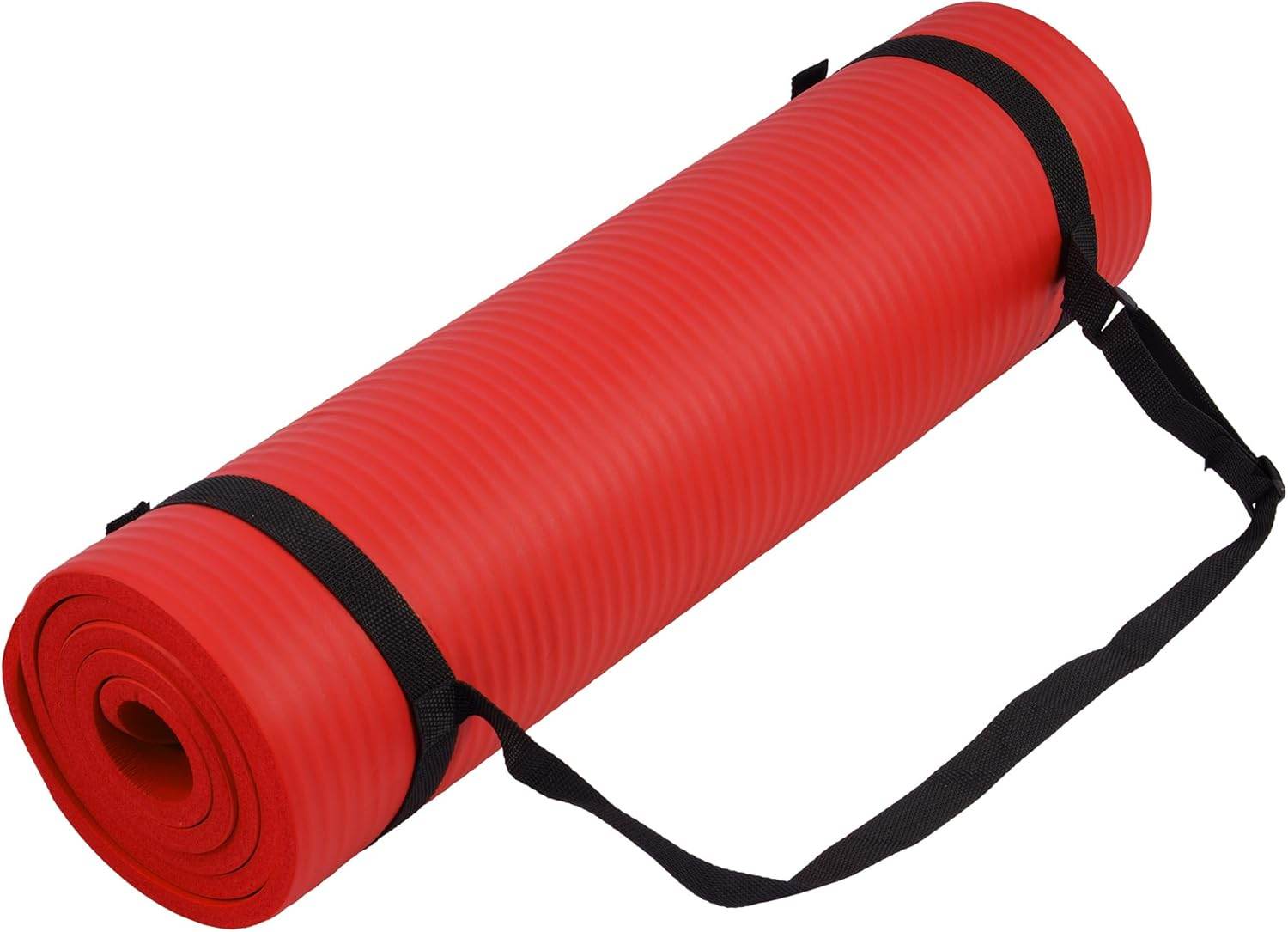 Yoga Mat, 1/2-Inch Extra Thick High Density Exercise Mat, Anti-Tear Exercise Yoga Mat with Carrying Strap, Suitable for Various Yoga Exercises - zenfulharmony.com