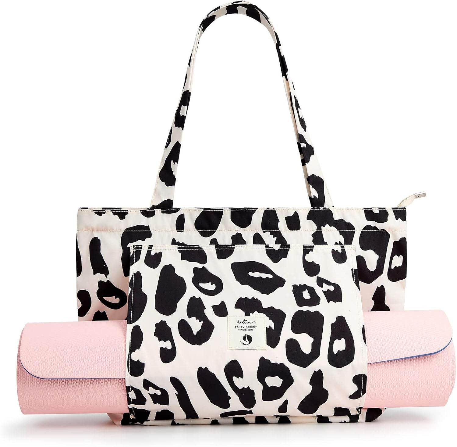WLLWOO WLLWOO Yoga Bags for Women with Yoga Mats Bags Carrier Carryall Canvas Tote for Pilates Shoulder for Travel Office Beach Workout - zenfulharmony.com