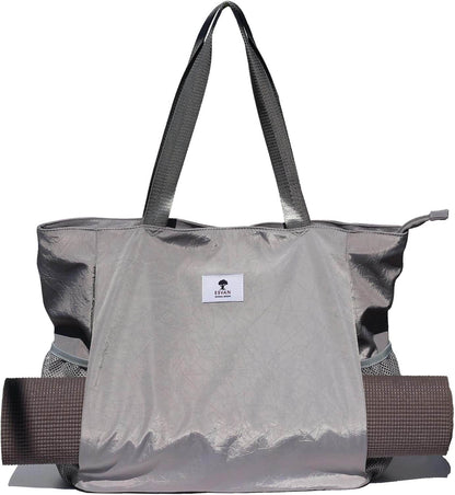ESVAN Yoga Mat Bag Yoga Tote Carrier Shoulder Bag Carryall Tote for Office,Yoga,Pilates,Travel,Beach and Gym - zenfulharmony.com