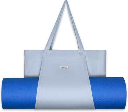 Women Yoga Mat Bag Canvas Tote For, Yoga Bags And Carriers Fits All Your Stuff, Pilates, Travel Office Beach Workout - zenfulharmony.com