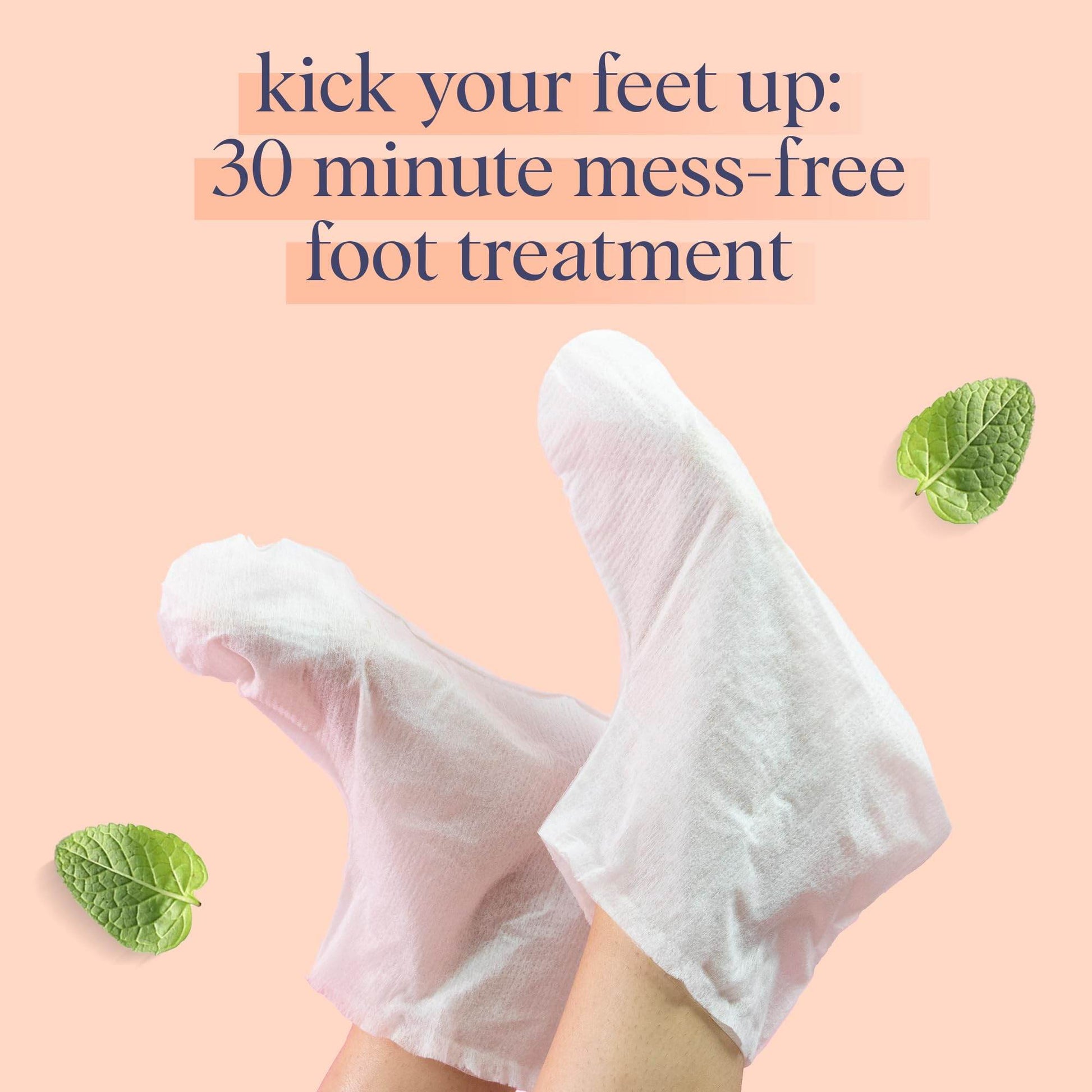 SpaLife Softening Care Foot Sockies (8-Pack) - Spearmint & Tea Tree Oil, Exfoliating Pack for Healthy Feet, Intensive Repair, Callus Remover Sockies, Dry Skin Solution, Moisturizing Foot Treatment - zenfulharmony.com