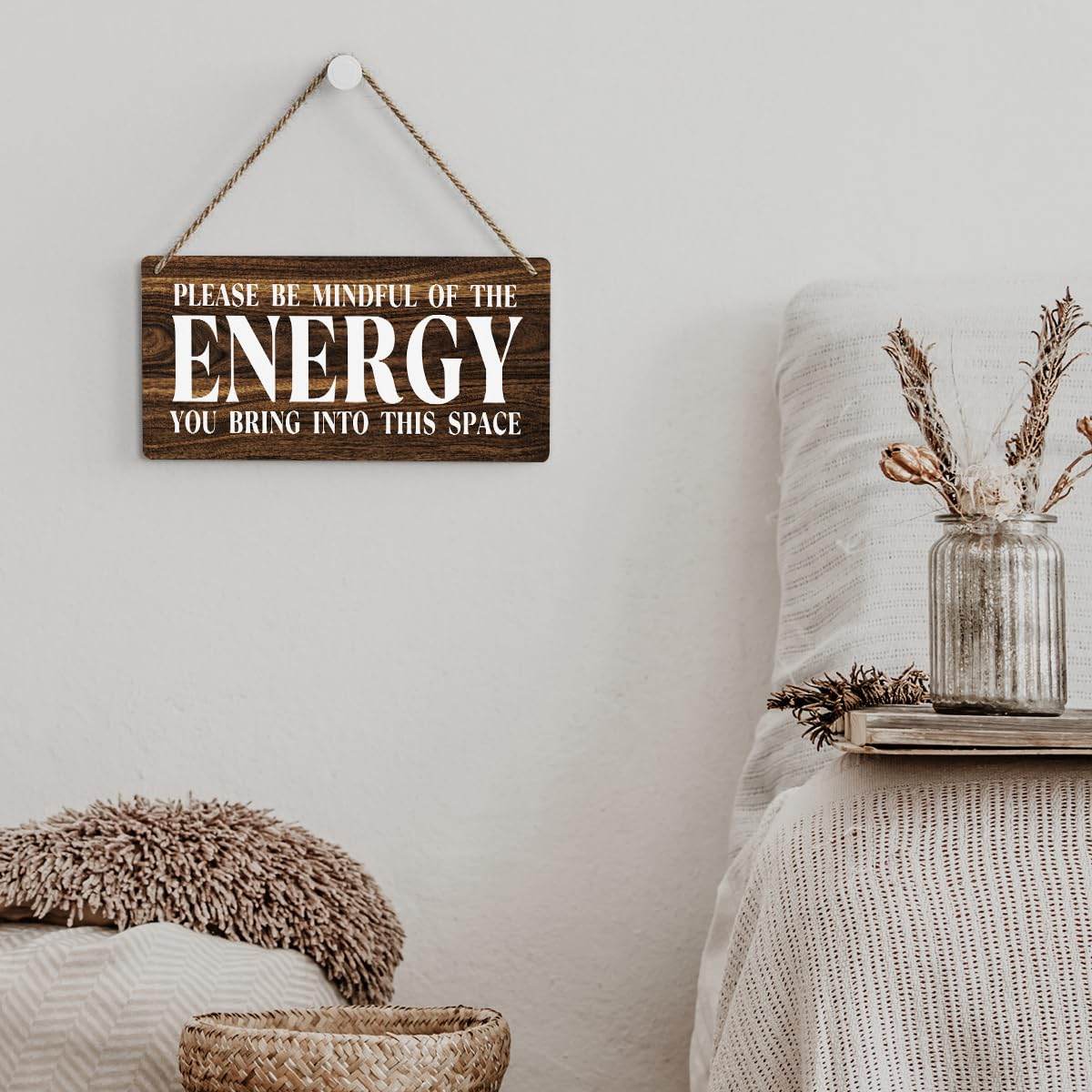 Inspirational Zen Wall Art, Positive Affirmations Wall Decor, Meditation Room Decor Spa Decor Spiritual Wall Art Decor Hanging Sign Wood Plaque Block for Home Office Bathroom Bedroom - zenfulharmony.com