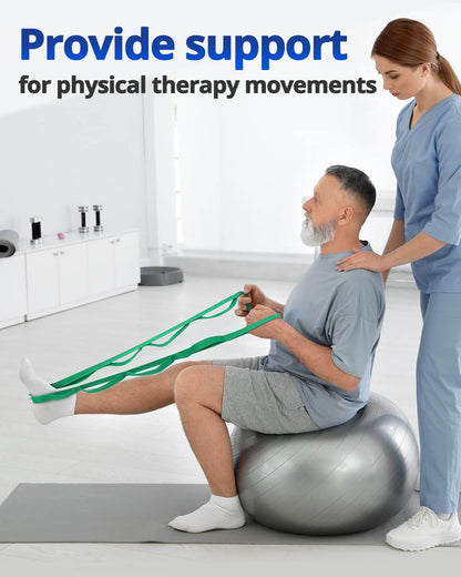 Trideer Stretching Strap Yoga Strap for Physical Therapy, 10 Loops Yoga Straps for Stretching, Non-Elastic Stretch Strap for Pilates, Exercise, Stretch Band for Women & Men with Exercise Book - zenfulharmony.com