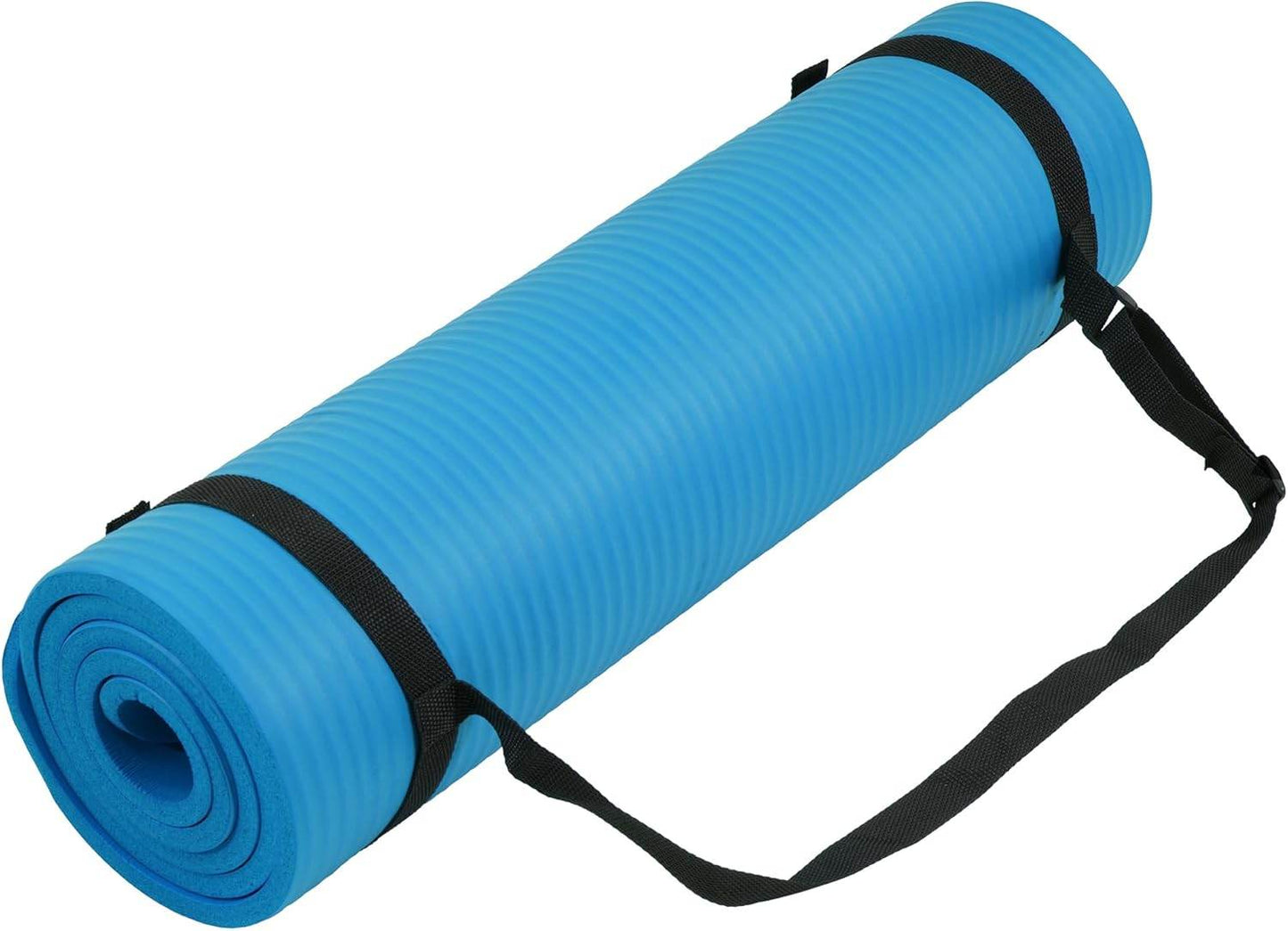Yoga Mat, 1/2-Inch Extra Thick High Density Exercise Mat, Anti-Tear Exercise Yoga Mat with Carrying Strap, Suitable for Various Yoga Exercises - zenfulharmony.com
