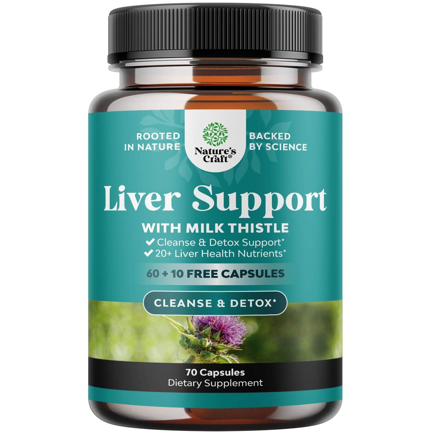 Liver Cleanse and Detox & Repair Formula - Herbal Liver Support Supplement with Milk Thistle Dandelion Root & Artichoke Extract for Liver Health - Silymarin Milk Thistle Liver Detox Capsules - zenfulharmony.com