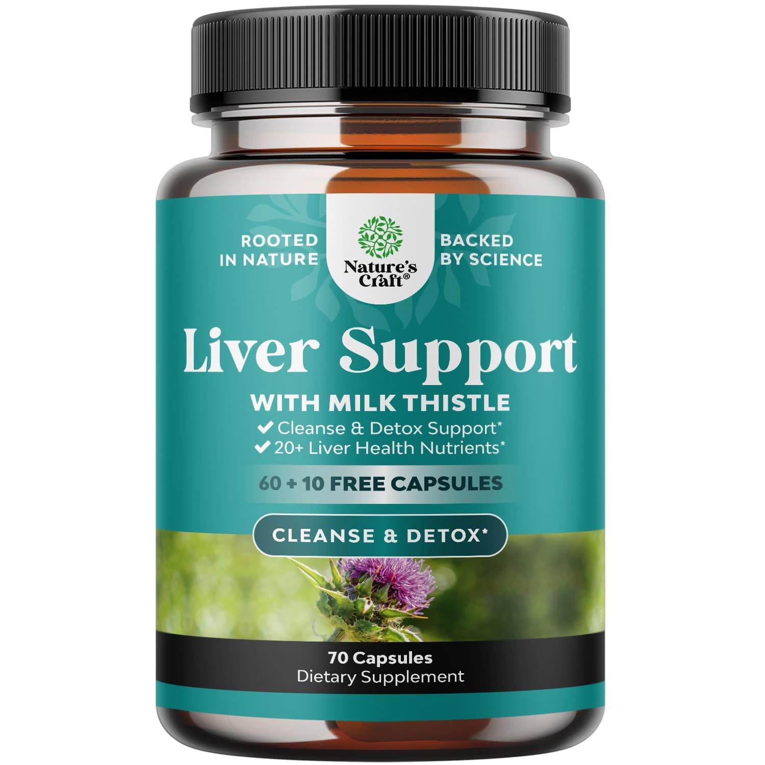 Liver Cleanse and Detox & Repair Formula - Herbal Liver Support Supplement with Milk Thistle Dandelion Root & Artichoke Extract for Liver Health - Silymarin Milk Thistle Liver Detox Capsules - zenfulharmony.com