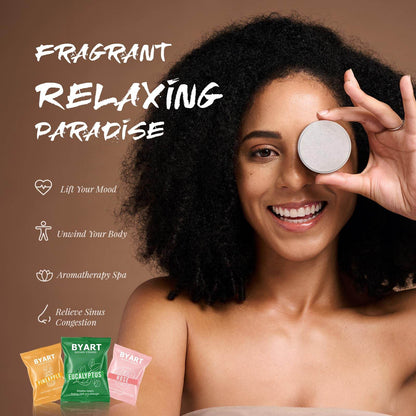 Shower Steamers Aromatherapy - Christmas Gifts for Women, 8 Pack Pure Essential Oil Shower Bombs for Home Spa, Stress Relief, Body&Soul Relaxing Bath Bombs, Stocking Stuffer for Girls, Pink - zenfulharmony.com