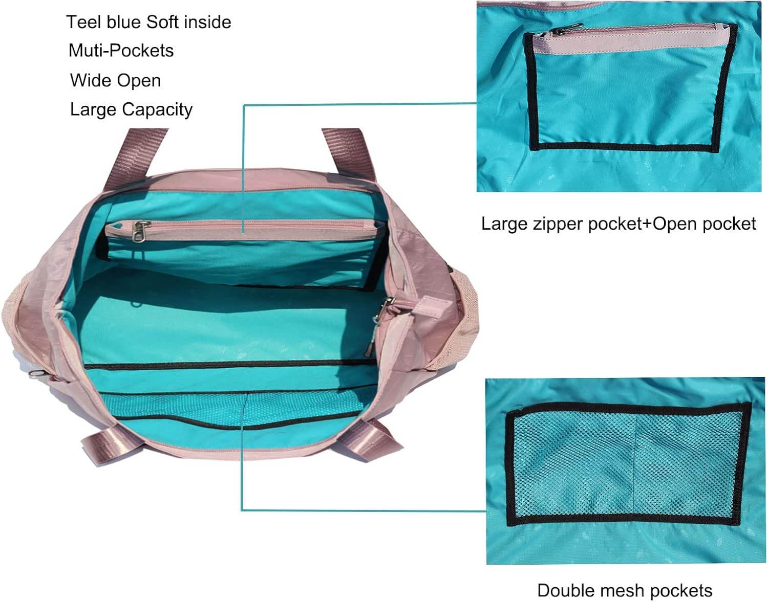 ESVAN Yoga Mat Bag Yoga Tote Carrier Shoulder Bag Carryall Tote for Office,Yoga,Pilates,Travel,Beach and Gym - zenfulharmony.com