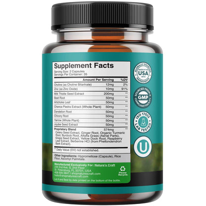 Liver Cleanse and Detox & Repair Formula - Herbal Liver Support Supplement with Milk Thistle Dandelion Root & Artichoke Extract for Liver Health - Silymarin Milk Thistle Liver Detox Capsules - zenfulharmony.com
