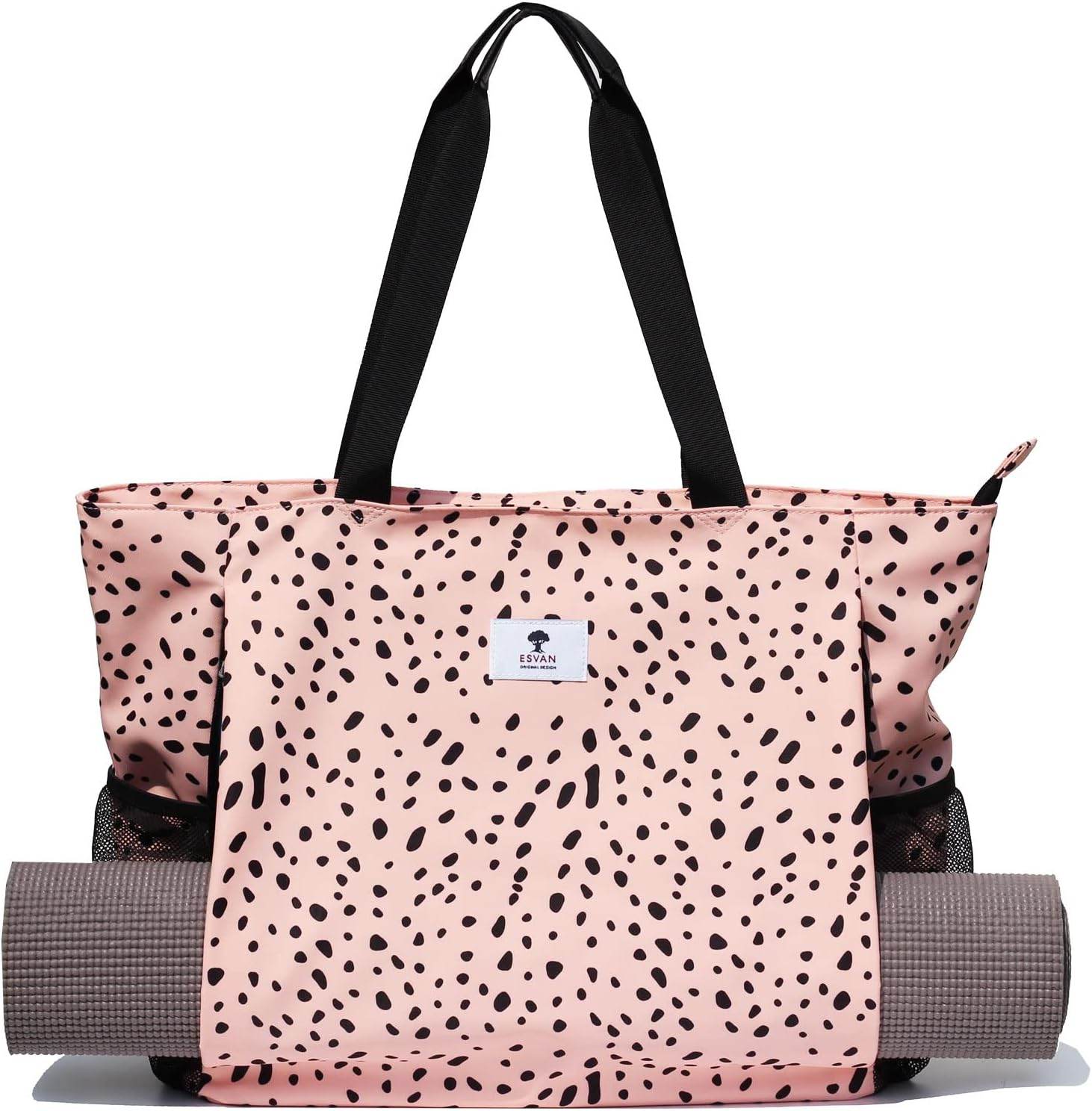 ESVAN Yoga Mat Bag Yoga Tote Carrier Shoulder Bag Carryall Tote for Office,Yoga,Pilates,Travel,Beach and Gym - zenfulharmony.com