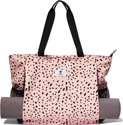 ESVAN Yoga Mat Bag Yoga Tote Carrier Shoulder Bag Carryall Tote for Office,Yoga,Pilates,Travel,Beach and Gym - zenfulharmony.com