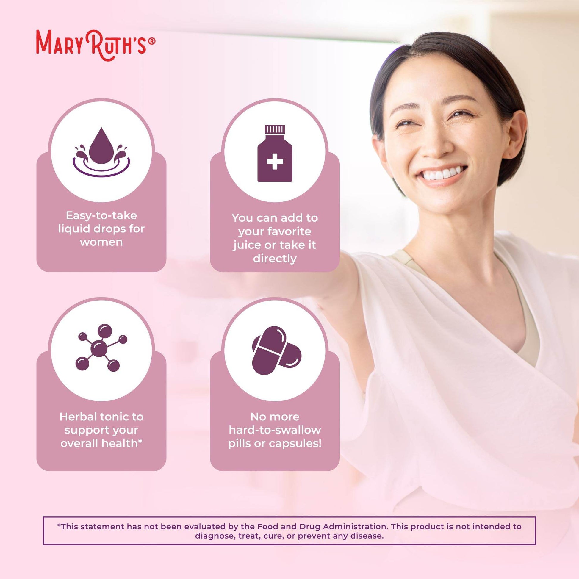 MaryRuth Organics USDA Organic Women's Wellness Liquid Herbal Supplements | Includes Stinging Nettle, Raspberry Leaf, Eleuthero Root, Chaste Tree Berry | Menstrual Support | Non-GMO, Vegan - zenfulharmony.com
