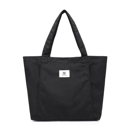 Moyaqi Canvas Tote Bag with Yoga Mat Carrier Pocket Carryall Shoulder Bag for Office, Workout, Pilates, Travel, Beach and Gym - zenfulharmony.com
