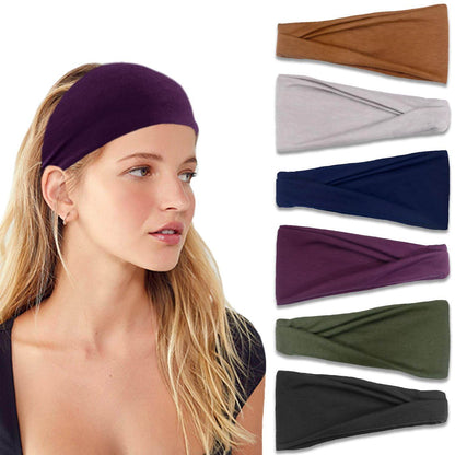 IVARYSS Headbands for Women, Non-Slip, Premium Stretchy Head Bands Hair Accessories,Wear for Yoga, Fashion, Working Out, Travel or Running, 6 Pack, Neutral - zenfulharmony.com