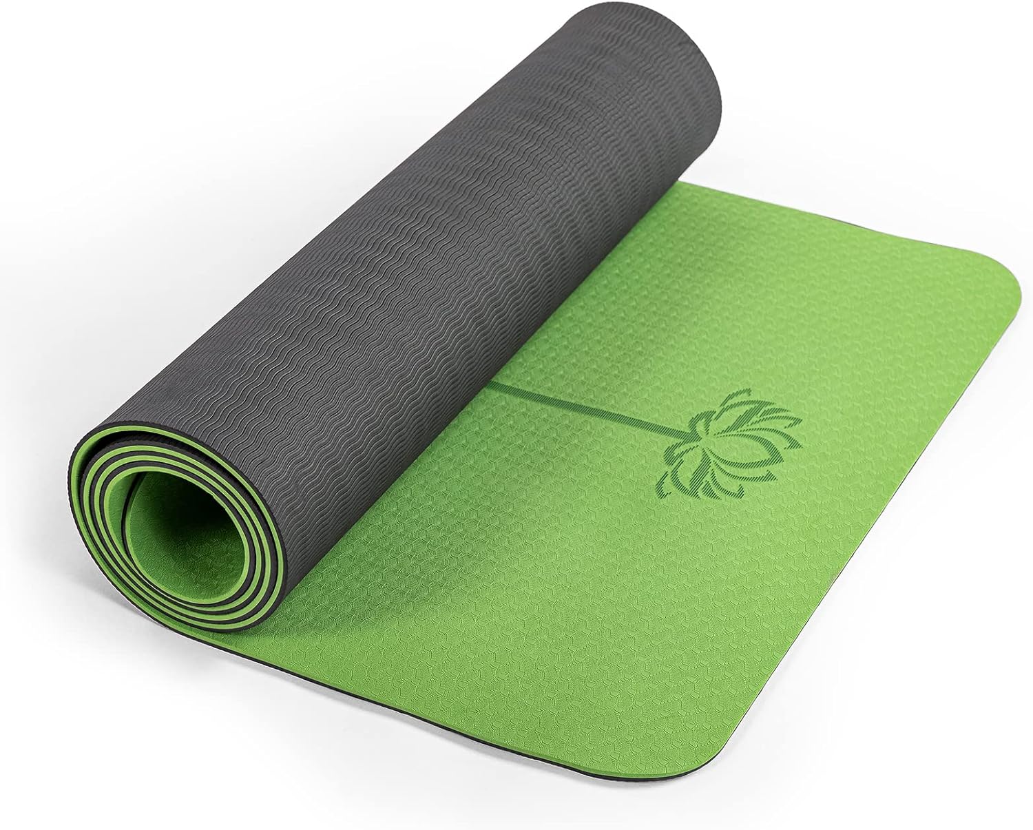Yoga Mat Non Slip, Pilates Fitness Mats, Eco Friendly, Anti-Tear 1/4" Thick Yoga Mats for Women, Exercise Mats for Home Workout with Carrying Sling and Storage Bag - zenfulharmony.com