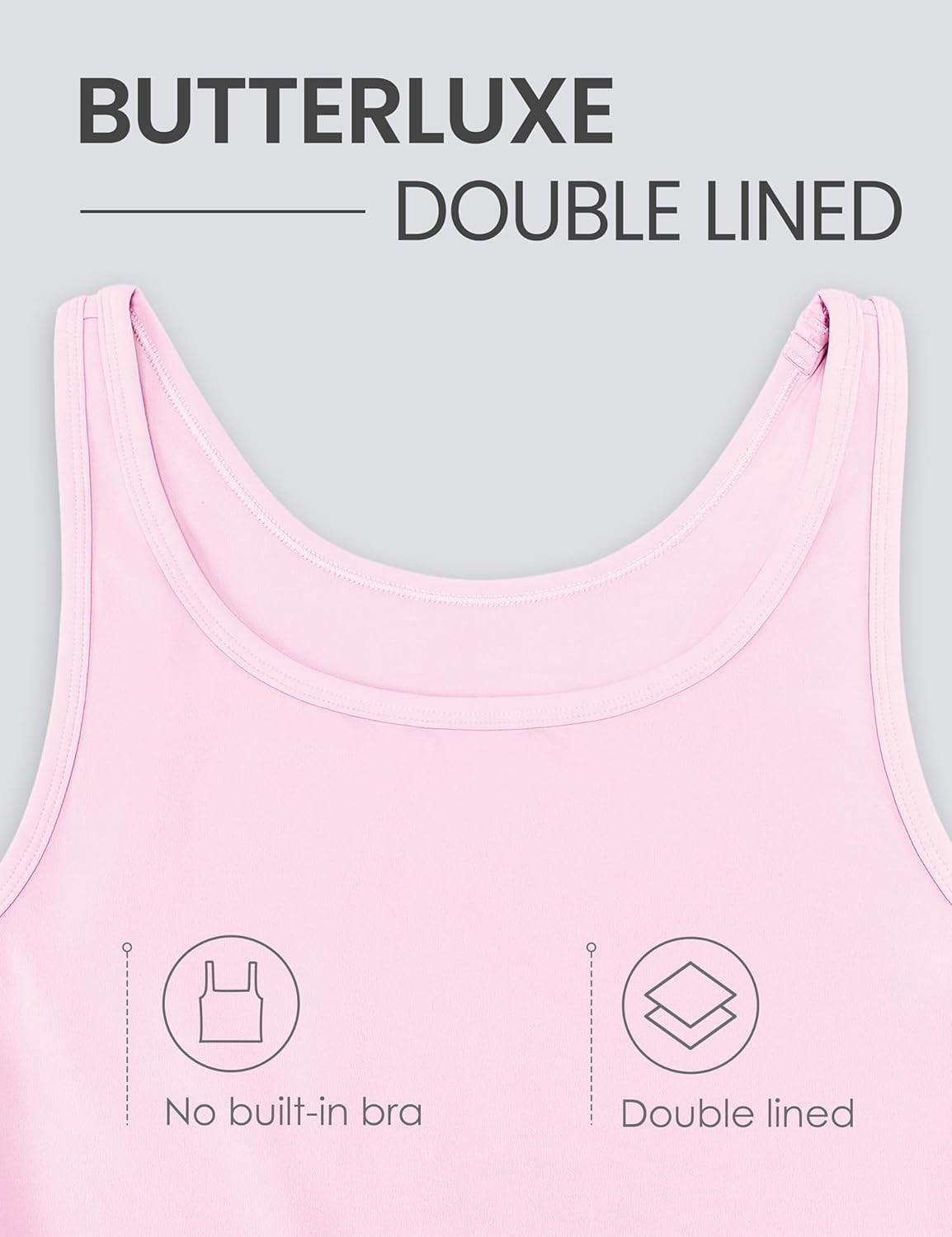 CRZ YOGA Womens Butterluxe Double Lined Workout Tank Tops Scoop Neck Racerback Cropped Casual Sleeveless Shirt - zenfulharmony.com