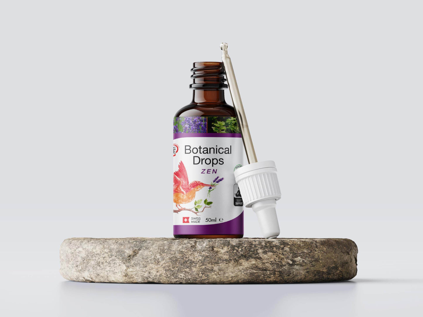element one Botanical Zen Drops is Natural Stress Relief Supplement, Herbal Drops Anxiety Relief Supplement, Sleep Support & Relaxation, Plant-Based Sleep Supplement Promotes Relaxation - zenfulharmony.com