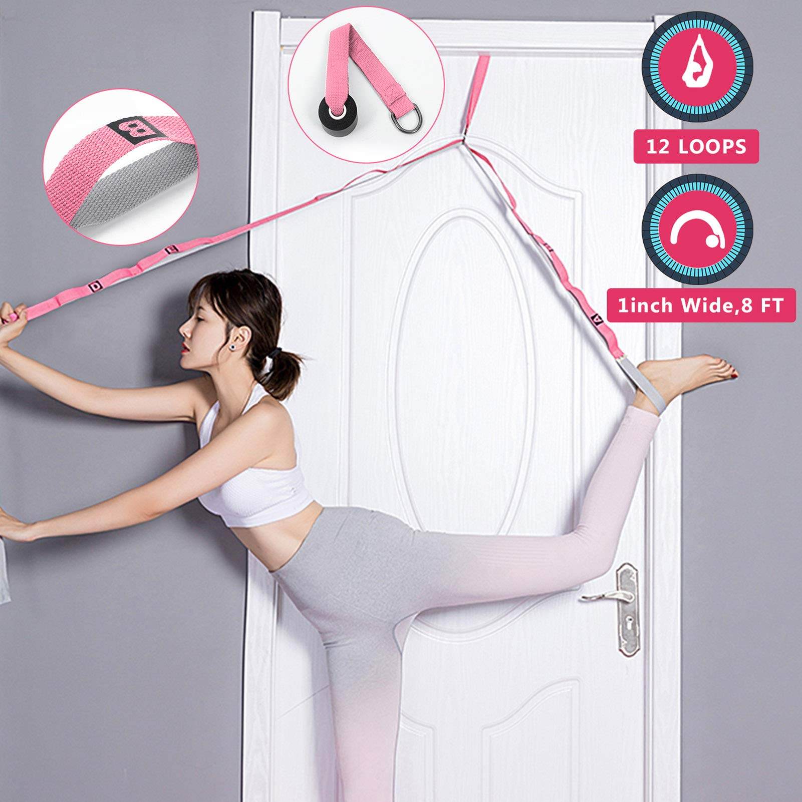 Yoga Wheel Set (11-in-1),Yoga Wheel Back Wheel for Back Pain, Yoga Blocks 2 Pack with Strap, Resistance Bands,Yoga Wheel Bag, Perfect Yoga Accessory for Stretching and Improving Backbends (Grey) - zenfulharmony.com