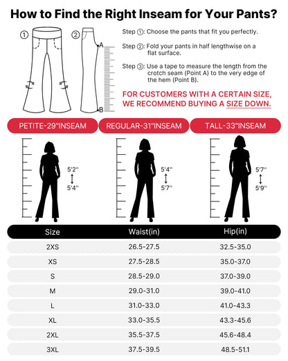 G4Free Wide Leg Pants Woman Yoga Pants with Pockets Loose Casual Palazzo Fashion Sweatpants Stretch Dress Work Clothes(Black,M,31") - zenfulharmony.com