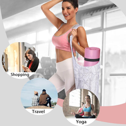 IwIeIaIrI Yoga Mat Bag with Large Size Pocket and Zipper Pocket，Yoga Bag Adjustable Shoulder Strap- Holds More Yoga Accessories - zenfulharmony.com