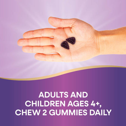 Nature’s Way Sambucus Elderberry Immune Gummies, Daily Immune Support for Kids and Adults*, with Vitamin C, Vitamin D3, Zinc, Gluten Free, Vegetarian, 60 Gummies (Packaging May Vary) - zenfulharmony.com