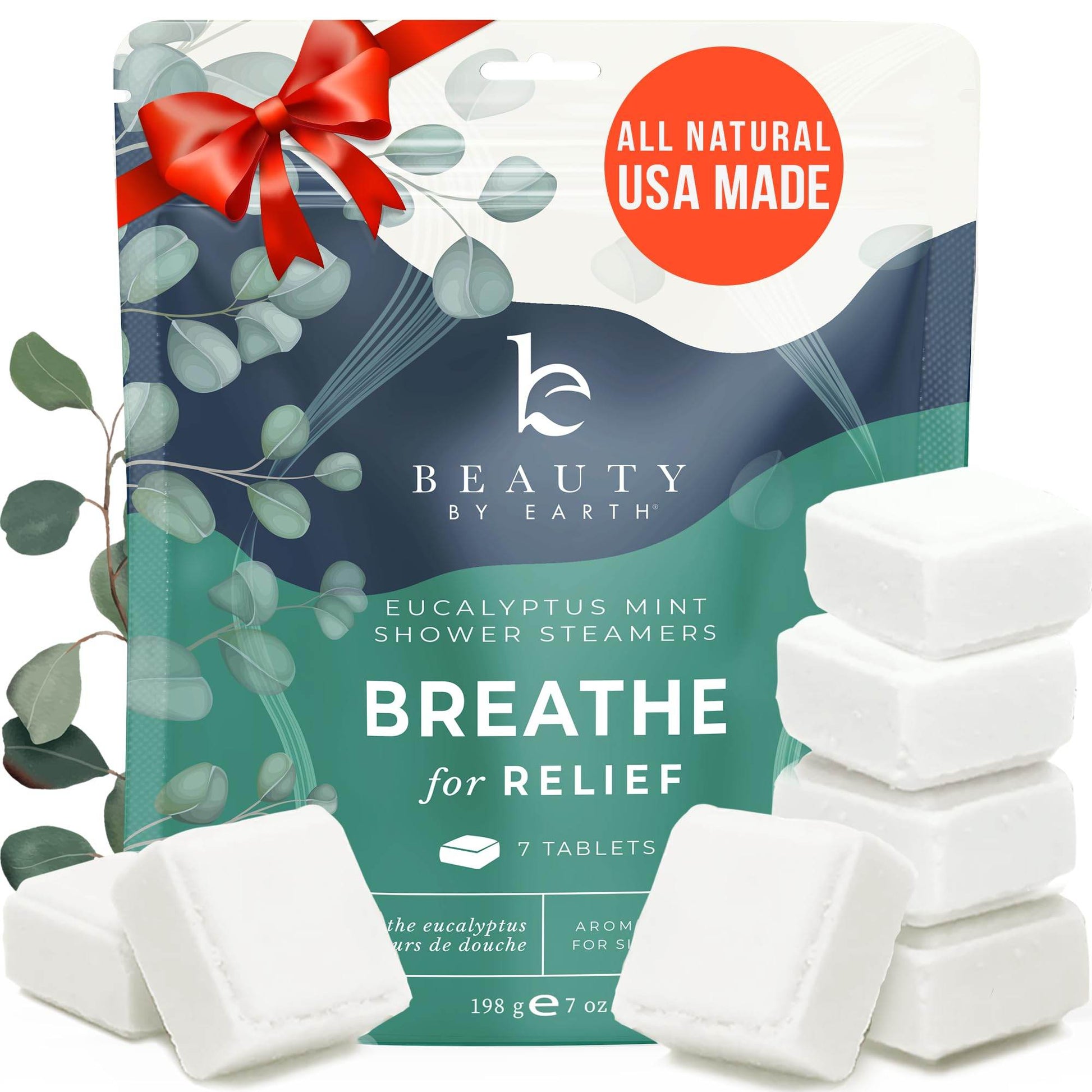 Shower Steamers Aromatherapy - USA Made with Natural Ingredients & Eucalyptus Essential Oil, Large Shower Bombs for Cold and Flu, Stocking Stuffers for Women & Men, Christmas Self Care & Spa Gifts - zenfulharmony.com