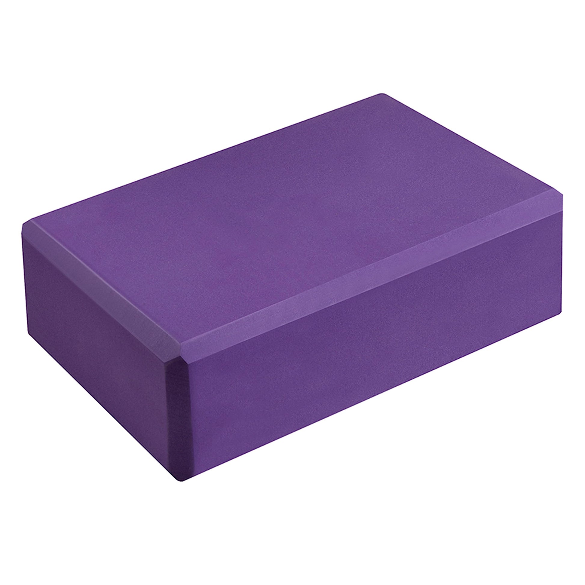 Hello Fit 3" Yoga Block, 10 Pack Bulk EVA Foam Yoga Blocks, Firm and Supportive Yoga Brick for Schools and Studios, Balance Foam for Stretching, Pilates, and Workout, 3" x 6" x 9", Purple - zenfulharmony.com