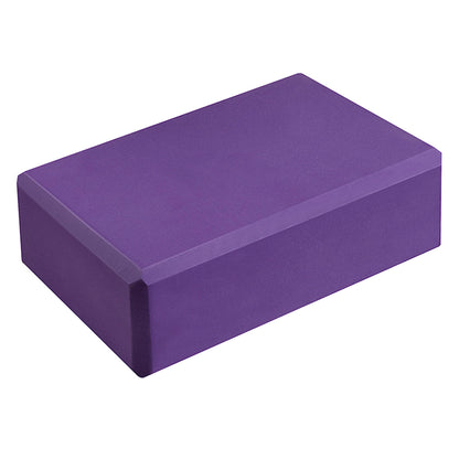 Hello Fit 3" Yoga Block, 10 Pack Bulk EVA Foam Yoga Blocks, Firm and Supportive Yoga Brick for Schools and Studios, Balance Foam for Stretching, Pilates, and Workout, 3" x 6" x 9", Purple - zenfulharmony.com