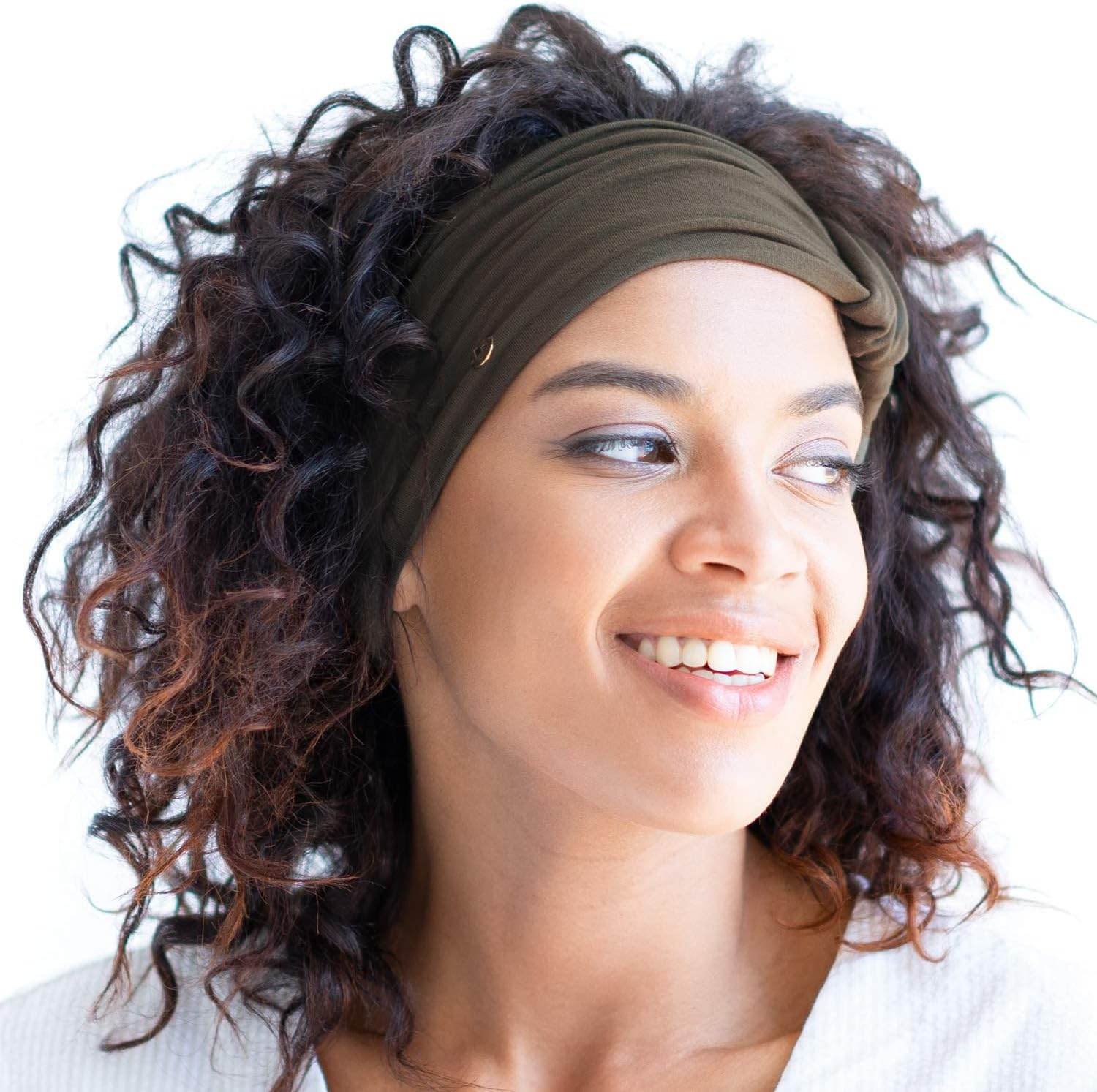 BLOM Non Slip Headbands - Wide, Multi-Style for Fashion, Travel, or Running - Gym Wrap - zenfulharmony.com