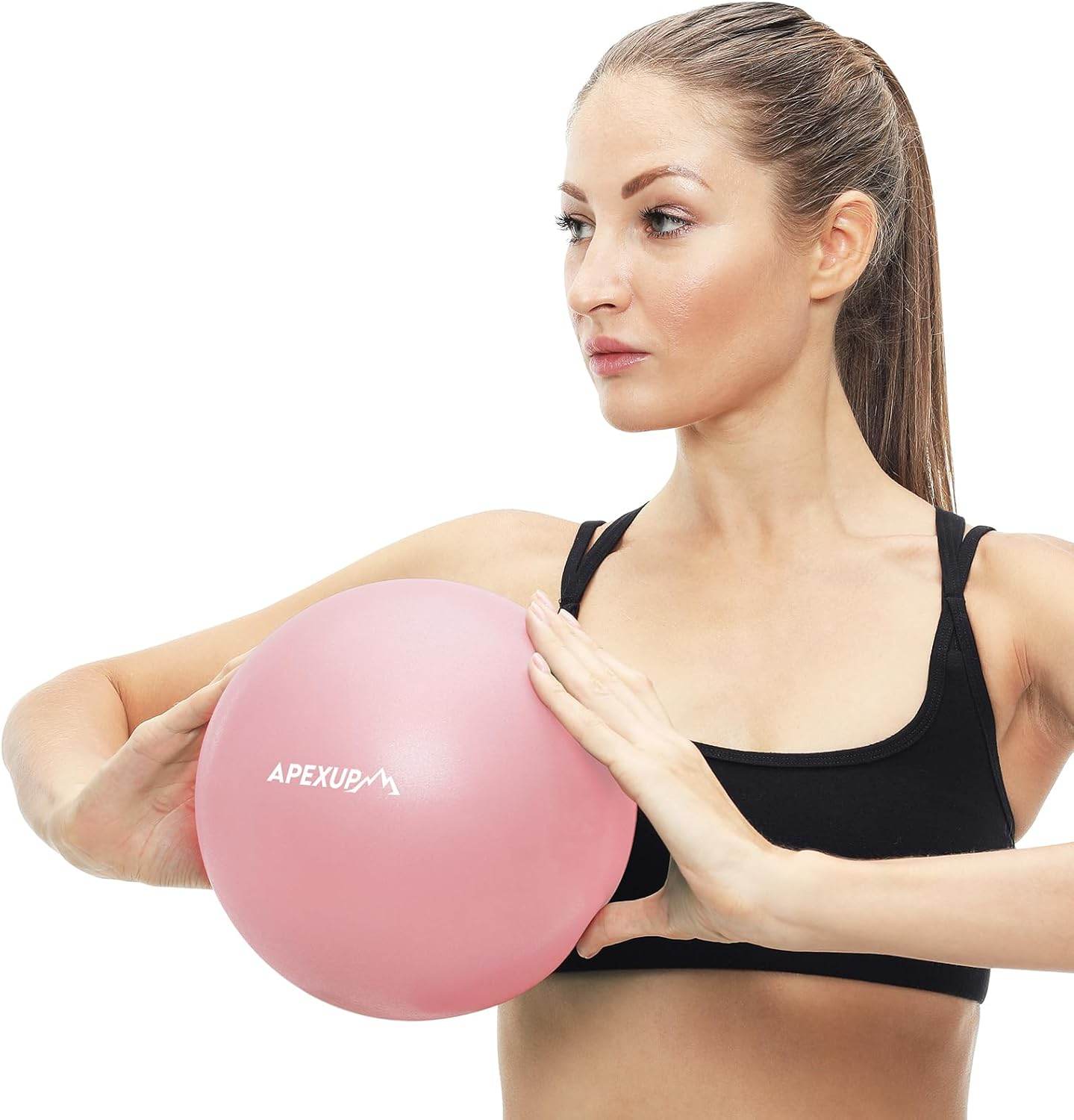 APEXUP Yoga Ball Exercise Ball, Pilates Ball, Anti Slip Stability Ball, Heavy Duty Gym Ball for Fitness, Balance, Core Workout, Physical Therapy - zenfulharmony.com