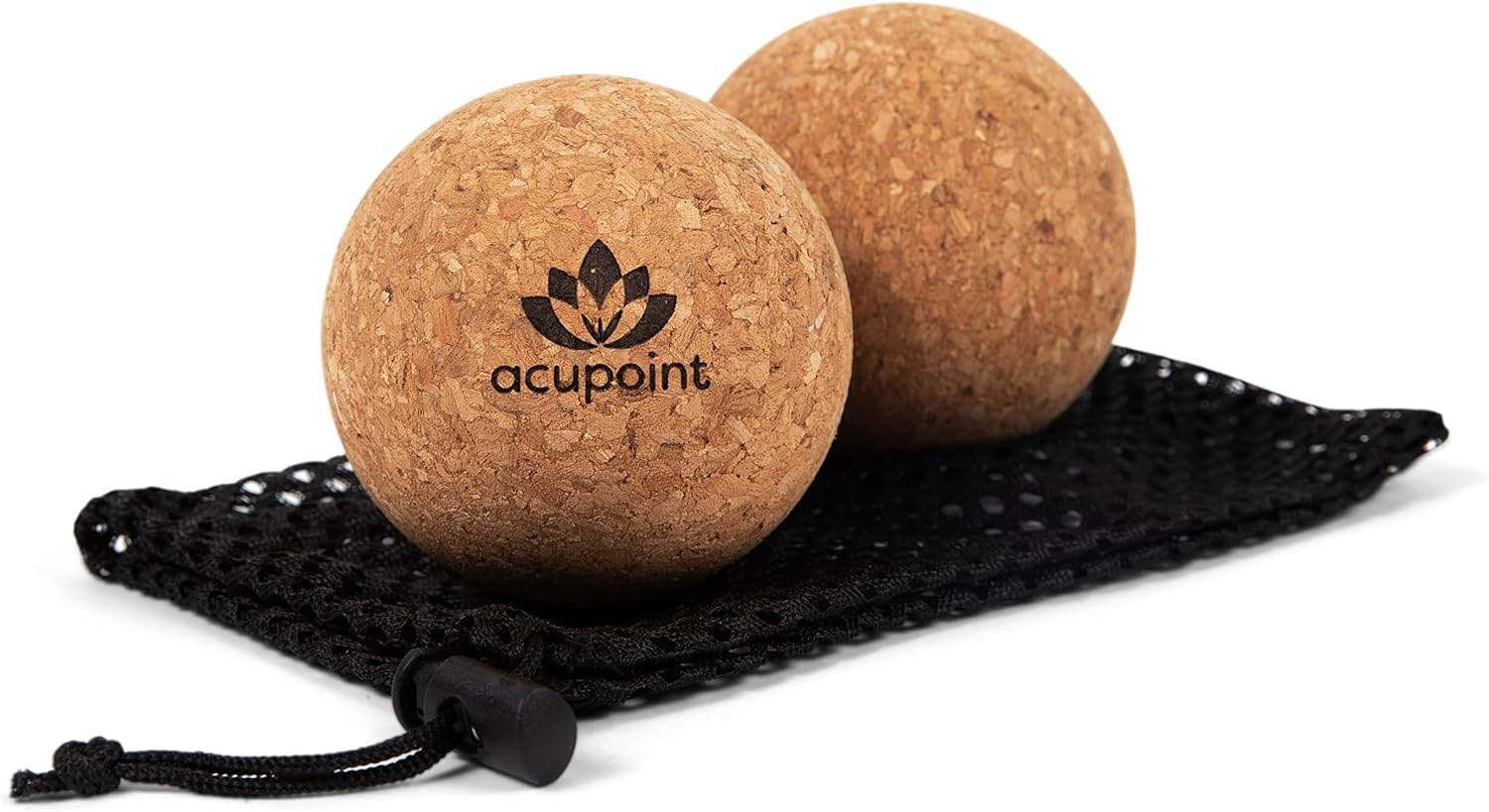 Physical Massage Therapy Lacrosse Ball Set Ideal for Yoga Deep Tissue Massage Trigger Point Therapy and Myofascial Release Physical Therapy Equipment Back Foot Plantar Fasciitis (Cork) - zenfulharmony.com