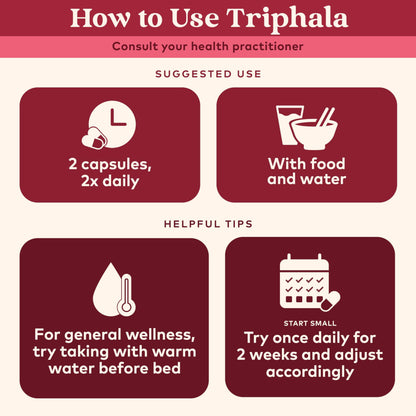 Organic India Triphala Capsules Organic - Herbal Supplement with Amla, Bibhitaki, Haritaki, Digestion & Colon Support, Immune System Support, Adaptogen, Vegan, USDA Certified Organic - 180 Capsules - zenfulharmony.com