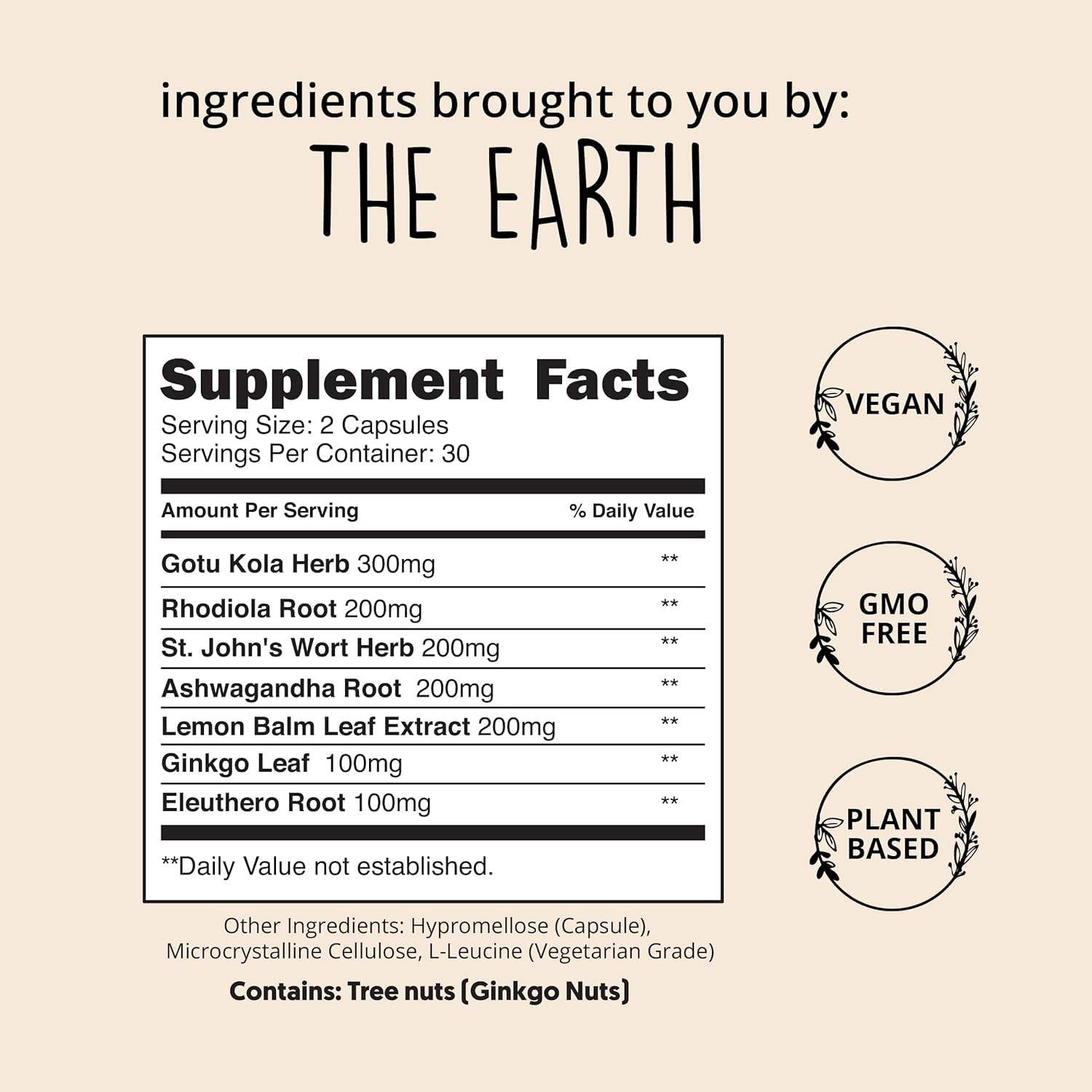 Joy-Filled Mood Support Supplement with St. Johns Wort | Stress Relief Supplement - Helps Calm The Mind & Body | 100% Plant-Based, Ashwagandha, Rhodiola Rosea, Eleuthero | Herbal, 60 ct - zenfulharmony.com