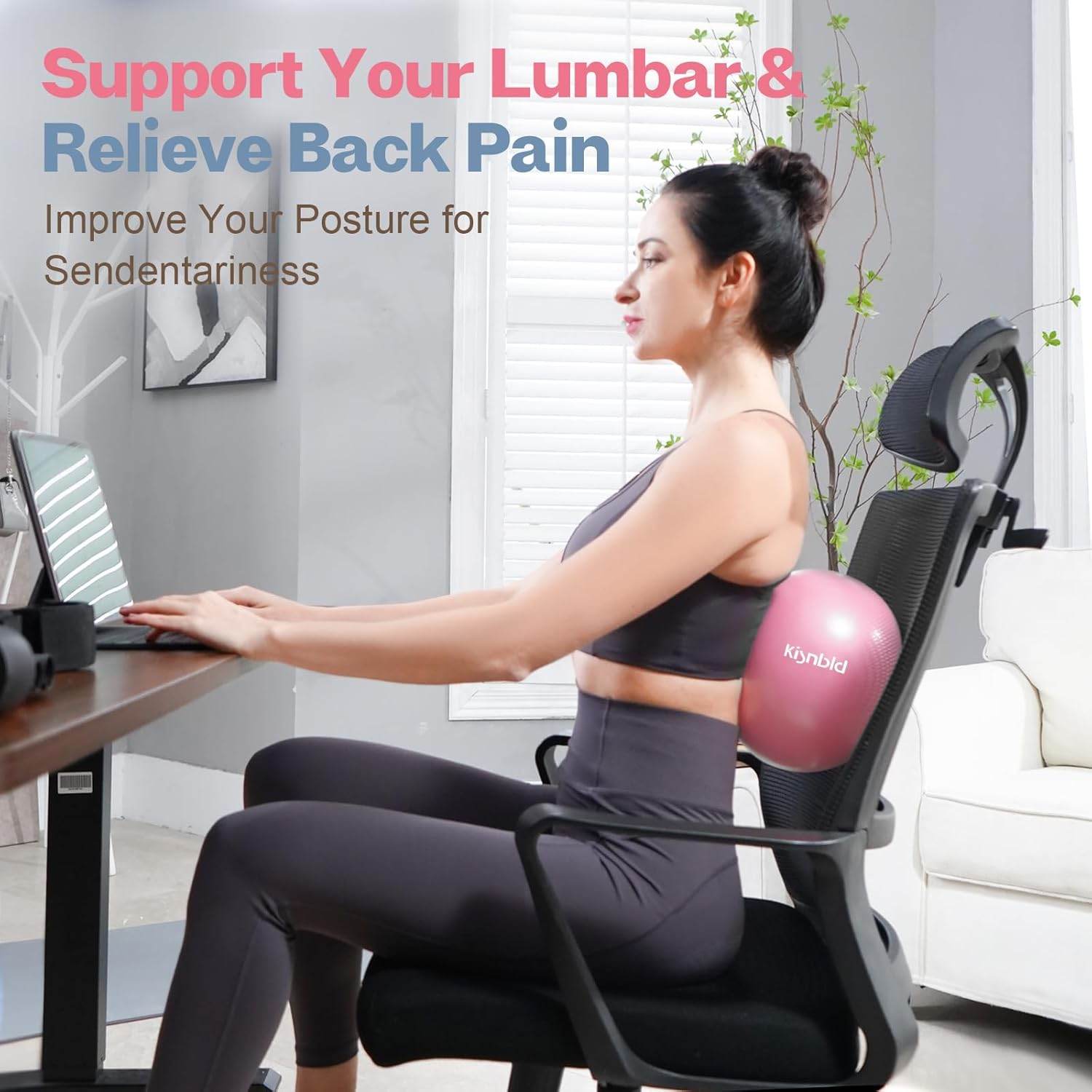 Small Exercise Ball, 9 Inch Mini Pilates Ball, Anti Burst and Slip Resistant Mini Yoga Ball for Stability, Fitness, Physical Therapy, Stretching & Core Strength Workout at Home Gym & Office - zenfulharmony.com