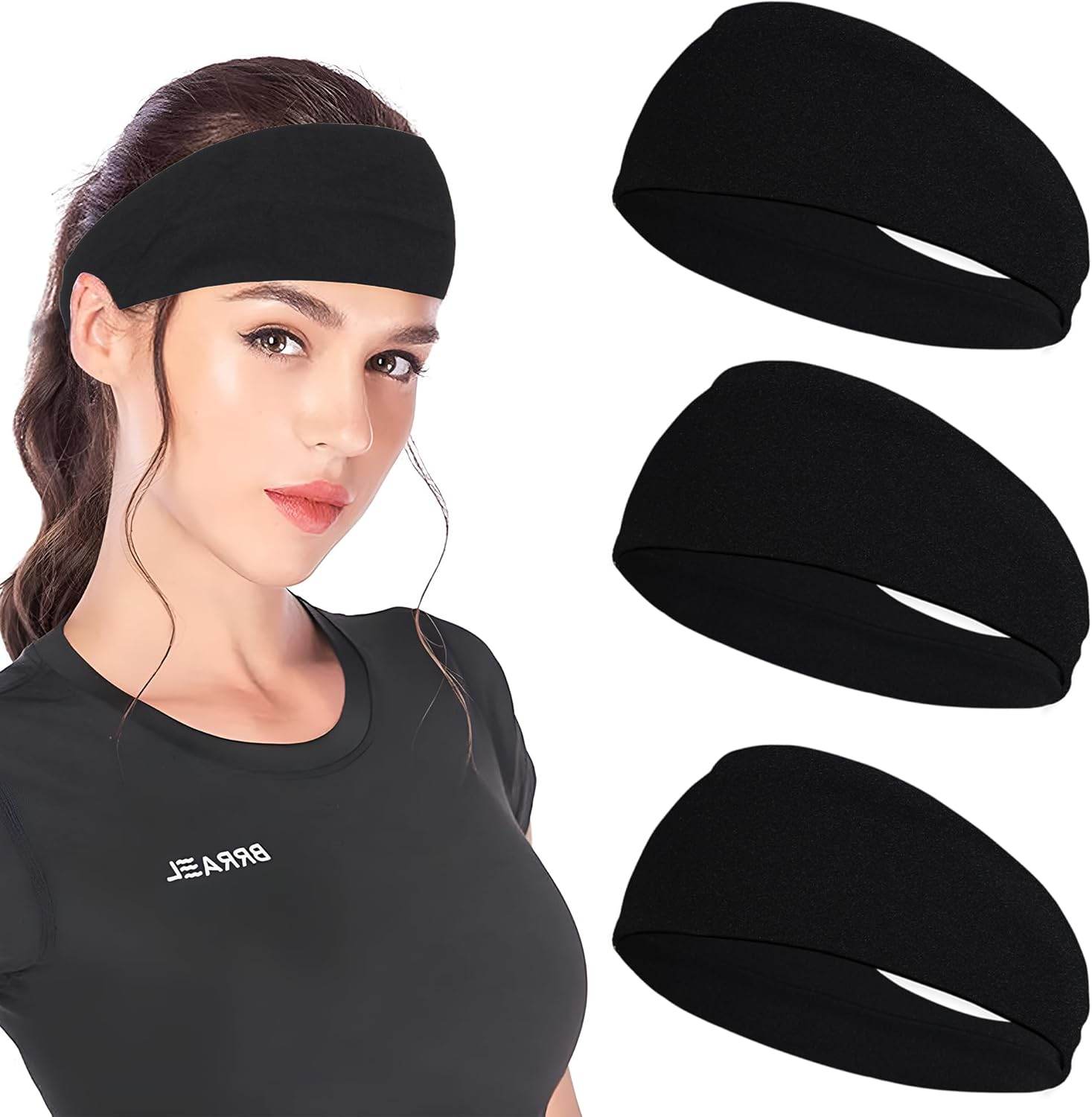 JOYOYO Unisex Headbands for Women's Hair Soft Stretchy Fabric Kylie Head Band Bandeaux Hair Accessories for Workout Gym Yoga Hair Band,100% Pure Cotton - zenfulharmony.com
