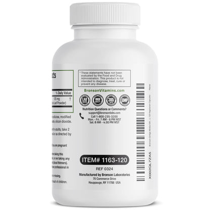 Bronson Ginkgo Biloba Extra Supports Brain Function & Memory Support, 120 Vegetarian Capsules - zenfulharmony.com