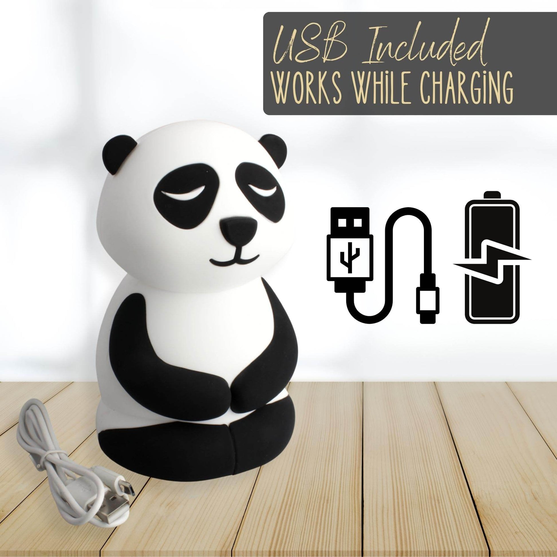 Calm Collective Peaceful Panda Breathing Trainer Light for Calming Stress, Anxiety Relief Items for ADHD, Mindfulness Meditation Tools for Depression, Great Self Care and Mental Health Gifts - zenfulharmony.com