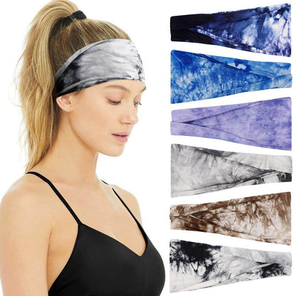 Huachi Non Slip Headbands for Fashion Workout Yoga Sports Exercise Sweatbands Summer Accessories Elastic Bands - zenfulharmony.com