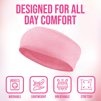 Styla Hair Headbands for Women Stretch Fashion Headbands 10 Pack Non-Slip Head Wraps Great for Spa, Sports, Yoga, Pilates, Running, Gym Headband, Workouts - Variety - zenfulharmony.com