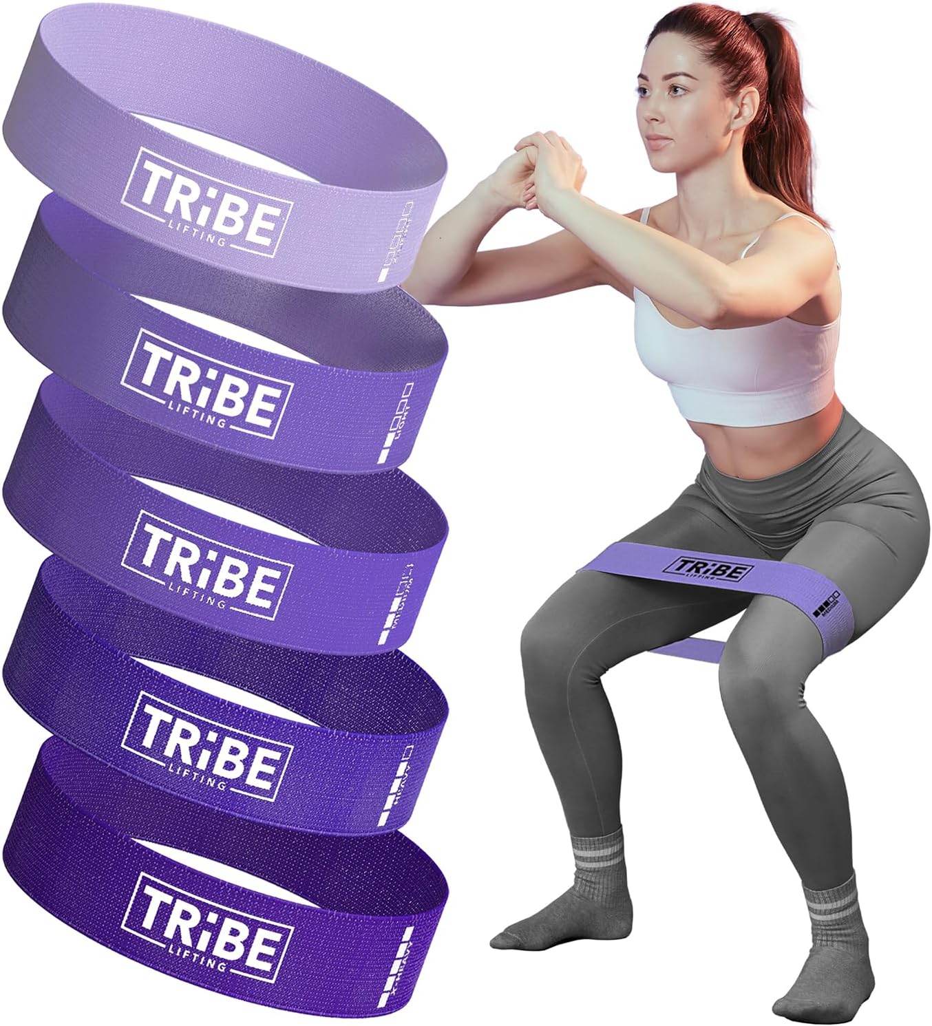 Fabric Resistance Bands for Working Out - Booty Bands for Women and Men - Exercise Bands Resistance Bands Set - Workout Bands Resistance Bands for Legs - Fitness Bands - zenfulharmony.com