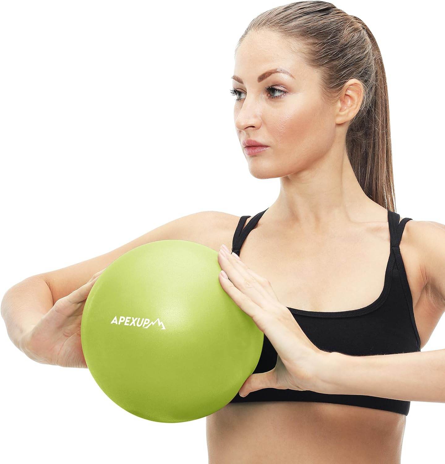 APEXUP Yoga Ball Exercise Ball, Pilates Ball, Anti Slip Stability Ball, Heavy Duty Gym Ball for Fitness, Balance, Core Workout, Physical Therapy - zenfulharmony.com