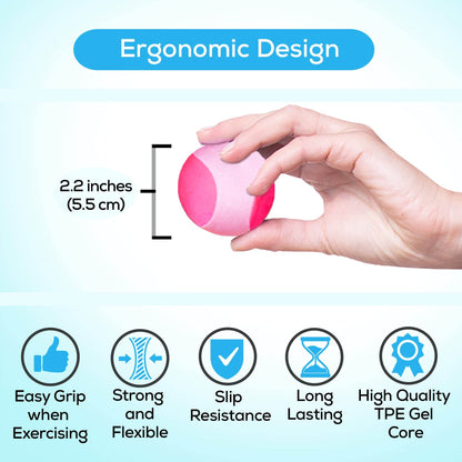 Serenilite Stress Balls, Grip Strength Trainer, Meditation Accessories, Physical Therapy Equipment, Fidget Ball, Stress Balls for Adults, Hand Grip Exerciser Strengthener - zenfulharmony.com