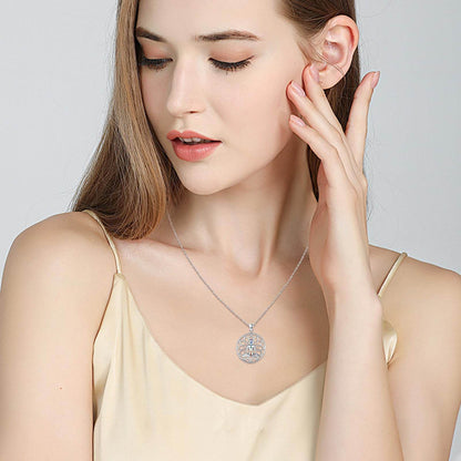 Suiknsn Yoga Necklaces for Women 925 Sterling Silver Lotus Pendant Healing Chakra Necklace Spiritual Jewelry Birthday Yoga Gifts for Lotus Lovers Yoga Lovers Friends - zenfulharmony.com