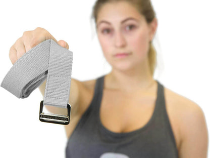 Gradient Fitness Yoga Strap, Friction-Less Easy-Feed Buckle, Super Soft Cotton/Polyester Blend Webbing, Free eGuide. (8 Feet) - zenfulharmony.com