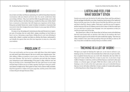 Teaching Yoga Beyond the Poses: A Practical Workbook for Integrating Themes, Ideas, and Inspiration into Your Class - zenfulharmony.com