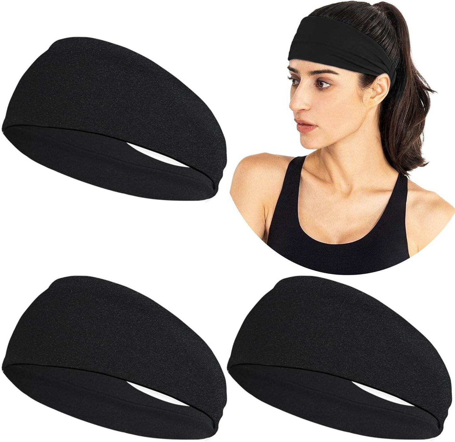 JOYOYO Unisex Headbands for Women's Hair Soft Stretchy Fabric Kylie Head Band Bandeaux Hair Accessories for Workout Gym Yoga Hair Band,100% Pure Cotton - zenfulharmony.com