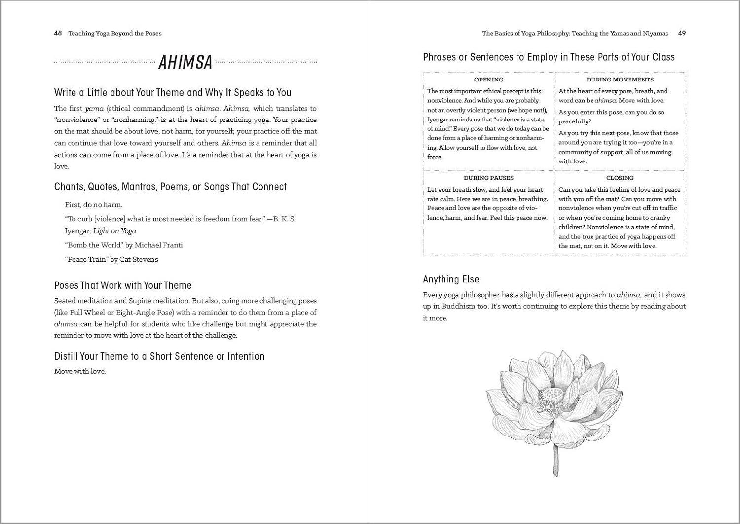 Teaching Yoga Beyond the Poses: A Practical Workbook for Integrating Themes, Ideas, and Inspiration into Your Class - zenfulharmony.com